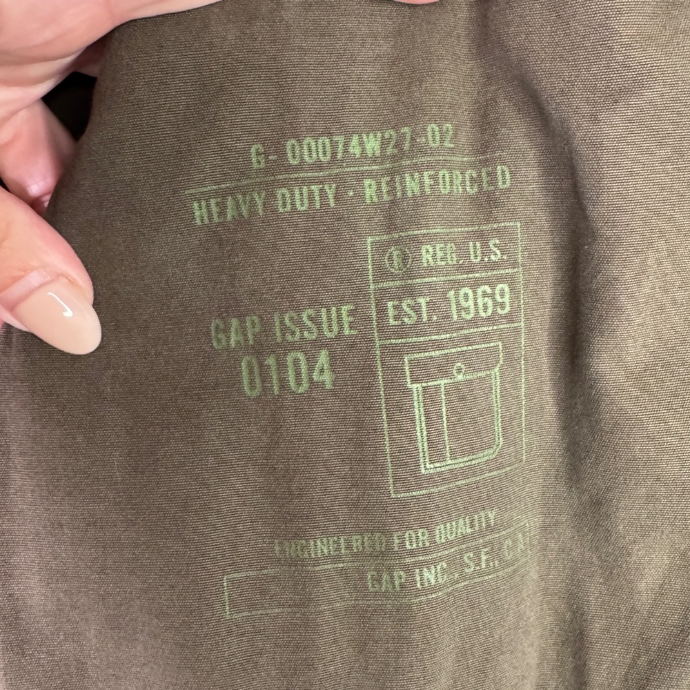 Vtg Gap Heavy Duty Fall 2004 Camo M65 Field Jacket Mens S Military Utility - Picture 6 of 14
